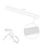 WOLFPACK LINEA PROFESIONAL Colliers de serrage en nylon Blanc / Naturel 2,5 x 160 mm (100 pièces)