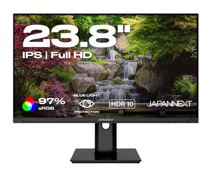 Japannext Écran 23.8" FHD IPS 60Hz avec support ergonomique JAP1712236764136 Japannext Écran 23.8" FHD IPS 60Hz avec support ergonomique JAP1712236764136
