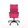 Piqueras Y Crespo Fauteuil Albacete Rose avec mécanisme synchrone et accoudoirs 2D