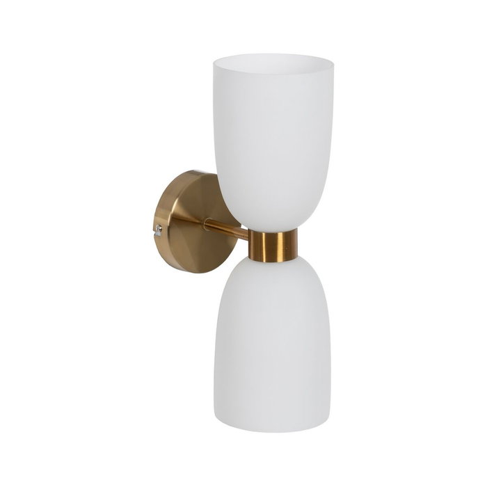 Applique Blanc Doré 60 W 18 x 12 x 36 cm Applique Blanc Doré 60 W 18 x 12 x 36 cm