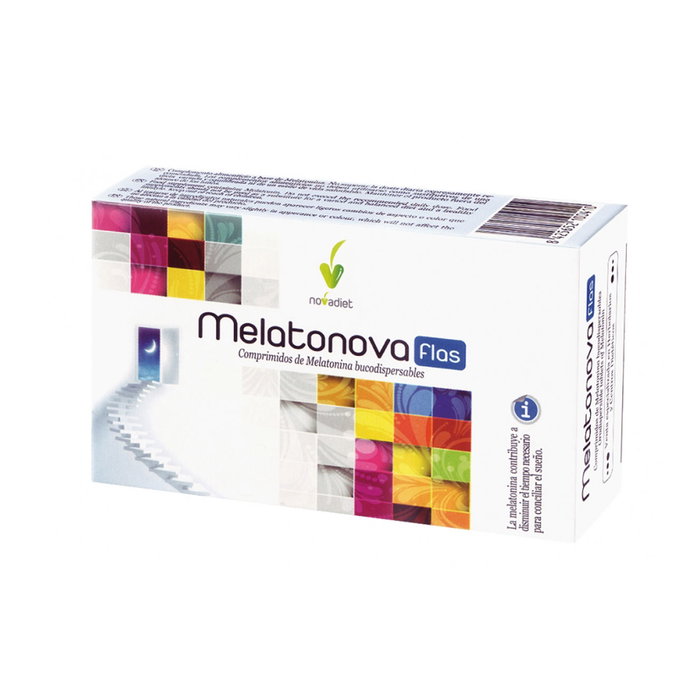 NOVADIET MELATONOVA flash 30 comprimés bucodispersibles NOVADIET MELATONOVA flash 30 comprimés bucodispersibles