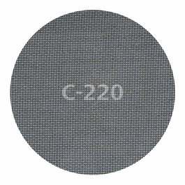 Wolfcraft Disques de ponçage autoadhésifs à grille de carbure Ø225 mm, grain 220, 5 pcs