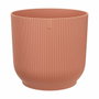 ELHO Pot de fleurs Vibes Fold rond avec roues, Rose poudré, Ø 35 cm