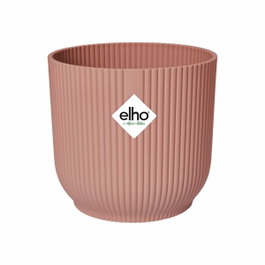 ELHO Pot de fleurs Vibes Fold rond avec roues, Rose poudré, Ø 35 cm
