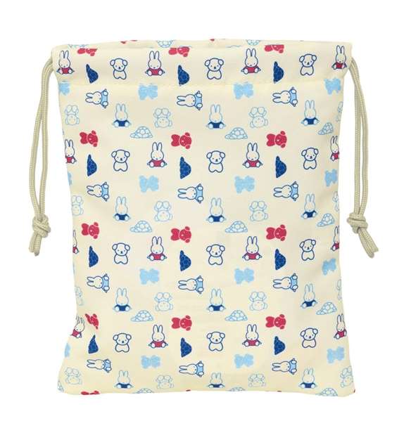 Safta Buddy - Sac à goûter enfant Miffy recyclé et imperméable, 20 x 25 cm