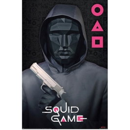 Poster Squid Game Superviseur et Chef du Jeu