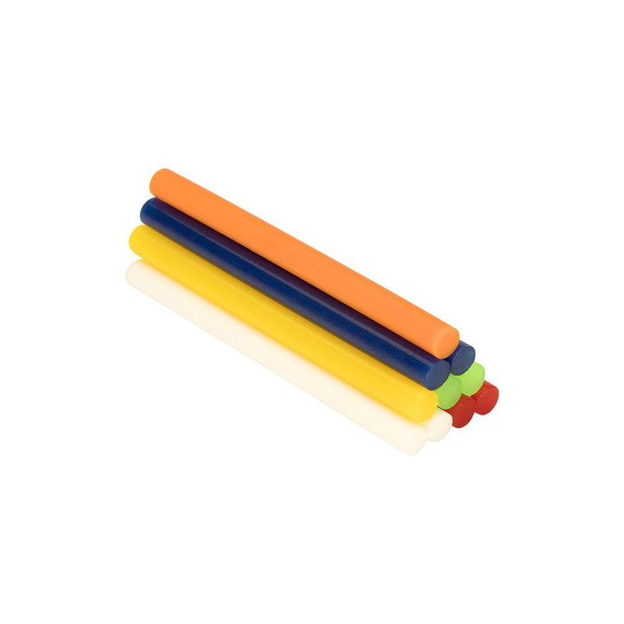 Salki Bâtons de colle thermofusible multicolores Ø 8 x 120 mm, 20 pièces Salki Bâtons de colle thermofusible multicolores Ø 8 x 120 mm, 20 pièces