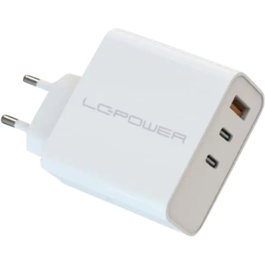 LC-Power LC-GAN-65 Chargeur USB GaN 65 W Blanc