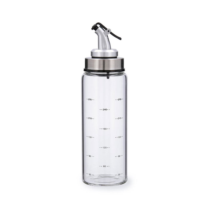 Quid Carafe à Huile/Vinaigre Ebano en Verre Transparent 0,3 L - Lot de 12 - Écologique avec Bouchon Quid Carafe à Huile/Vinaigre Ebano en Verre Transparent 0,3 L - Lot de 12 - Écologique avec Bouchon