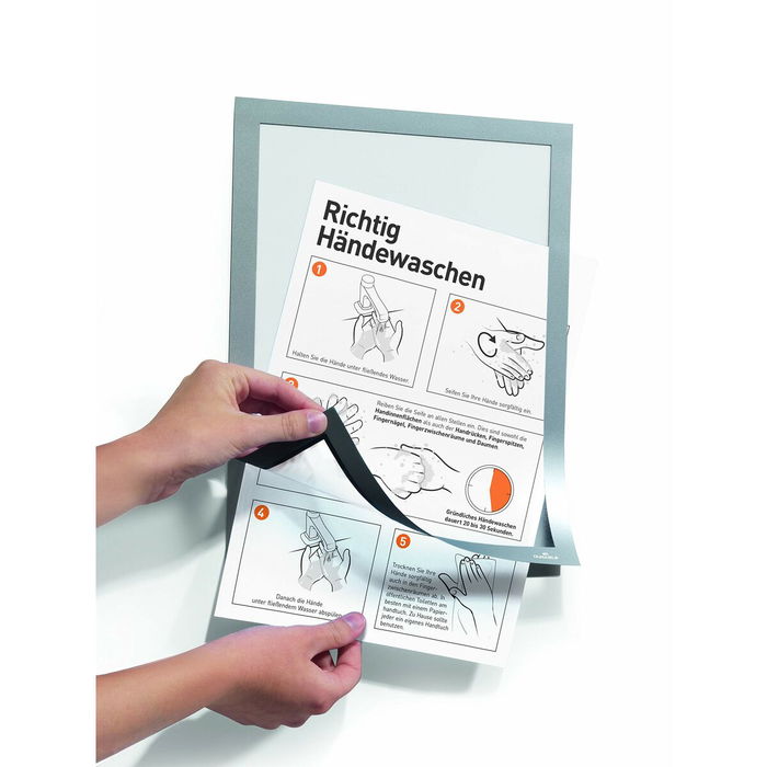 Cadre Photos Magnétique Durable Duraframe Noir (5 Unités)