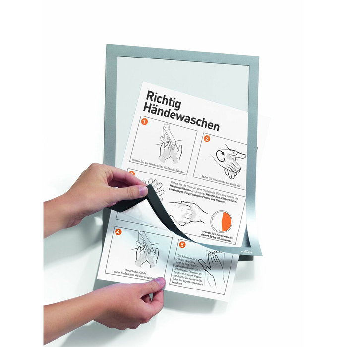 Cadre Photos Magnétique Durable Duraframe Noir (5 Unités)