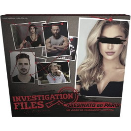 Jeu de société Investigation Files: Asesinato en París - Jeu d'enquête criminelle pour détective