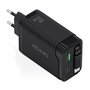 Chargeur mural Aisens ASCH-65W3P071-BK Noir