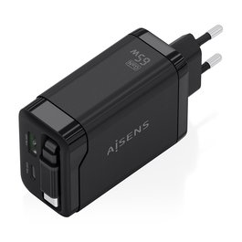 Chargeur mural Aisens ASCH-65W3P071-BK Noir