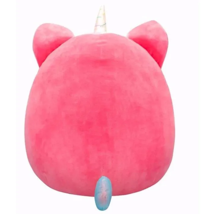 Squishmallows (Jazwares) Peluche Caticorne Sienna Rose 50 cm avec yeux étoilés