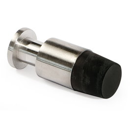 DIDHEYA Tope de porte POYO en acier inoxydable mat, Ø25 mm x 65 mm