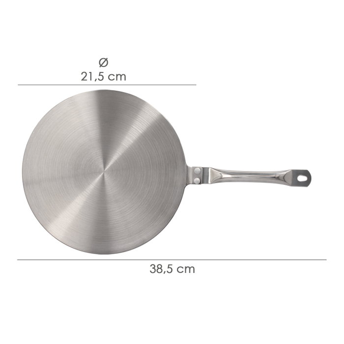 ORYX Adaptateur pour induction en acier inoxydable Ø 21,5 cm ORYX Adaptateur pour induction en acier inoxydable Ø 21,5 cm