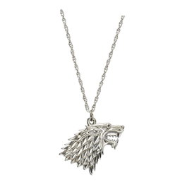 The noble collection Pendentif loup emblème Stark en argent 925