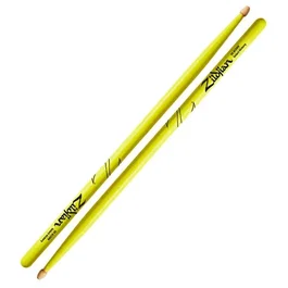 ZILDJIAN Baquetas 5A Acorn Jaune Néon