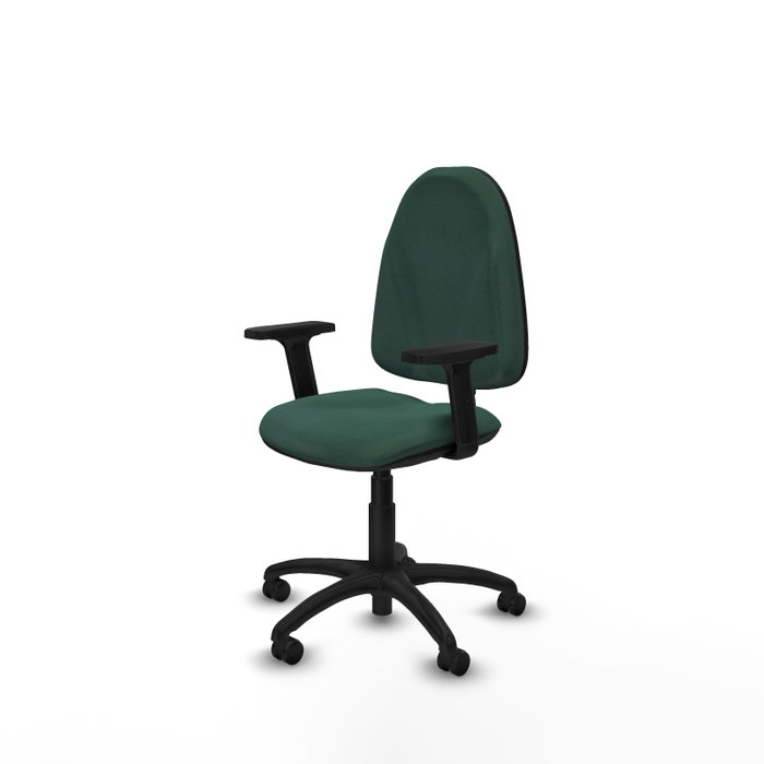 PIQUERAS Y CRESPO Chaise de bureau Algarra, Vert bouteille, Accoudoirs 2D, Roulettes parquet PIQUERAS Y CRESPO Chaise de bureau Algarra, Vert bouteille, Accoudoirs 2D, Roulettes parquet