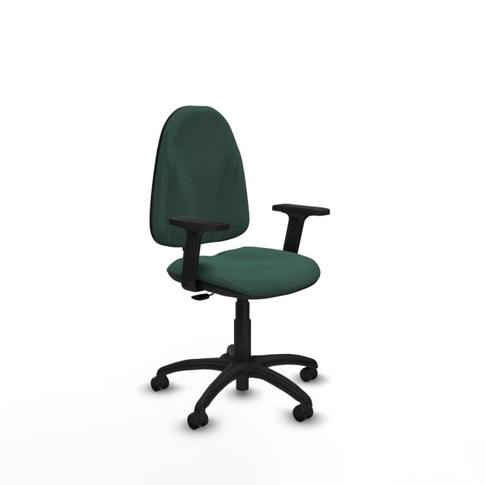 PIQUERAS Y CRESPO Chaise de bureau Algarra, Vert bouteille, Accoudoirs 2D, Roulettes parquet PIQUERAS Y CRESPO Chaise de bureau Algarra, Vert bouteille, Accoudoirs 2D, Roulettes parquet