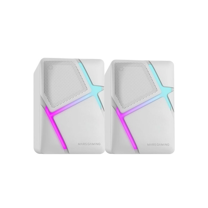 Haut-parleurs bluetooth portables Mars Gaming MSHW Blanc Noir 4 W