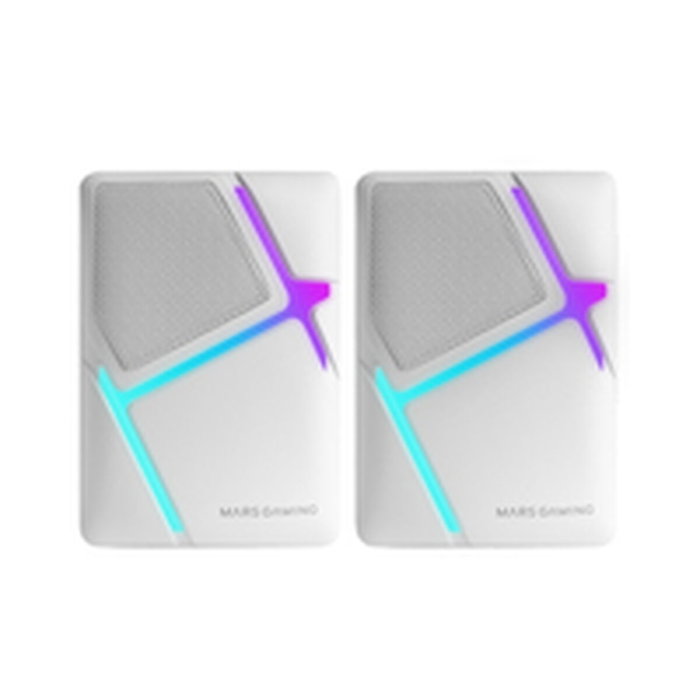Haut-parleurs bluetooth portables Mars Gaming MSHW Blanc Noir 4 W