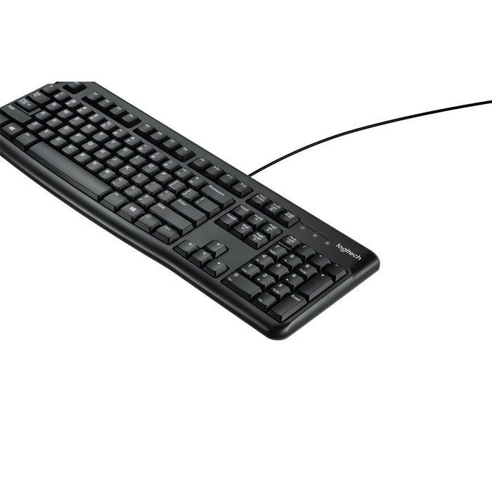 Logitech K120 Clavier Filaire USB Noir QWERTY