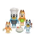 Moose Toys Pack de 4 figurines Bluey La famille en cuisine Moose Toys Pack de 4 figurines Bluey La famille en cuisine