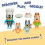 Moose Toys Pack de 4 figurines Bluey La famille en cuisine