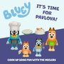 Moose Toys Pack de 4 figurines Bluey La famille en cuisine