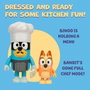 Moose Toys Pack de 4 figurines Bluey La famille en cuisine
