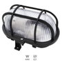 GSC Evolution Applique ovale en plastique Negro, E27 60W