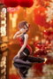 A Certain Scientific Railgun statuette PVC Desktop Cute Figure Mikoto Misaka Chinese Dress Ver. 13 cm