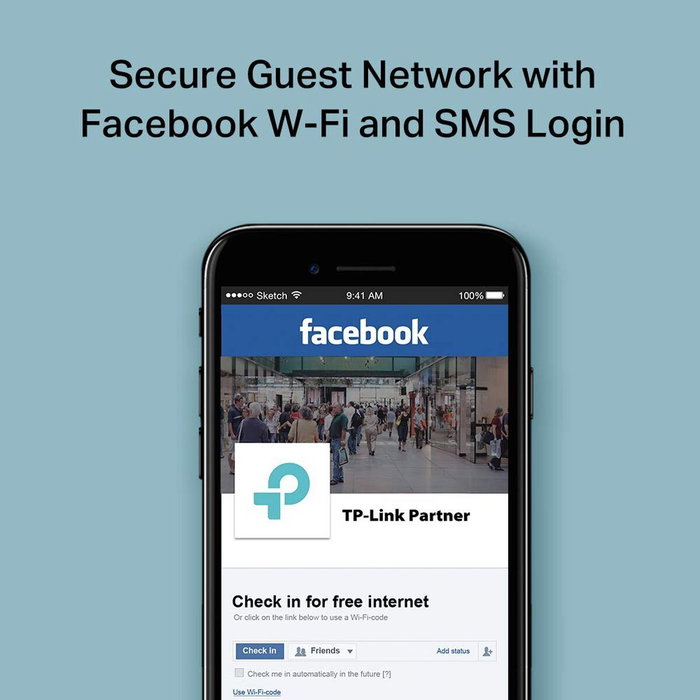 Point d'Accès TP-Link EAP115-Wall Blanc 2,4 GHz