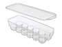 Kinvara Huevera 12 cavités avec couvercle allongé transparent 32,5 x 7,5 x 11,5 cm (Set de 12)