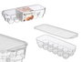 Kinvara Huevera 12 cavités avec couvercle allongé transparent 32,5 x 7,5 x 11,5 cm (Set de 12)