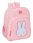 Safta Mochila Adapt.Carro Miffy "Flores" 33x42x14 cm - Sac à dos transformable pour landau, motifs fleurs, pour enfant dès 3 ans