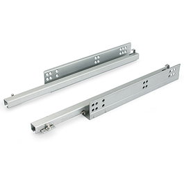 HERRAJES ALK Coulisses invisibles METROAUTO extraction partielle 450mm zincées