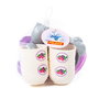 Polesie Set de cuisine pour enfants Wader 80196, 27 pièces en plastique, vaiselle pour 4 personnes (tasses, assiettes, couverts, ustensiles), à partir de 3 ans