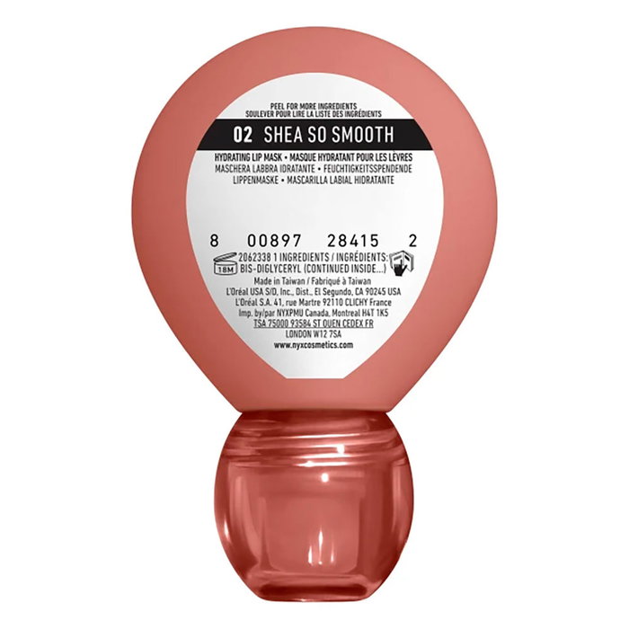 Nyx Professional Make Up Masque hydratant pour les lèvres SMUSHY SOS #Beurre 12 ml Nyx Professional Make Up Masque hydratant pour les lèvres SMUSHY SOS #Beurre 12 ml