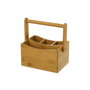 BigBuy Home Panier à couverts Naturel Bambou