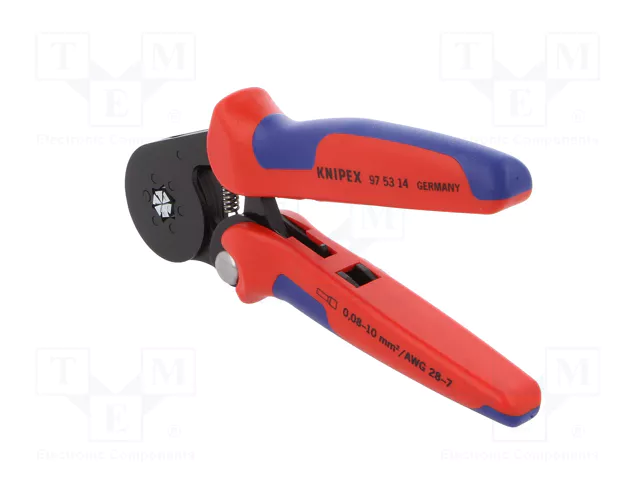 Knipex Pinces à sertir auto-ajustables pour embouts de fils