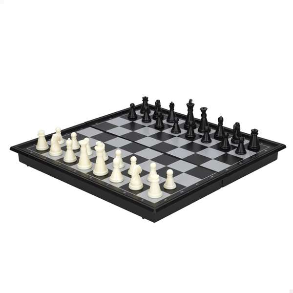Color Baby - Jeu d'échecs magnétique de voyage - Plateau repliable 19 x 19 cm Color Baby - Jeu d'échecs magnétique de voyage - Plateau repliable 19 x 19 cm