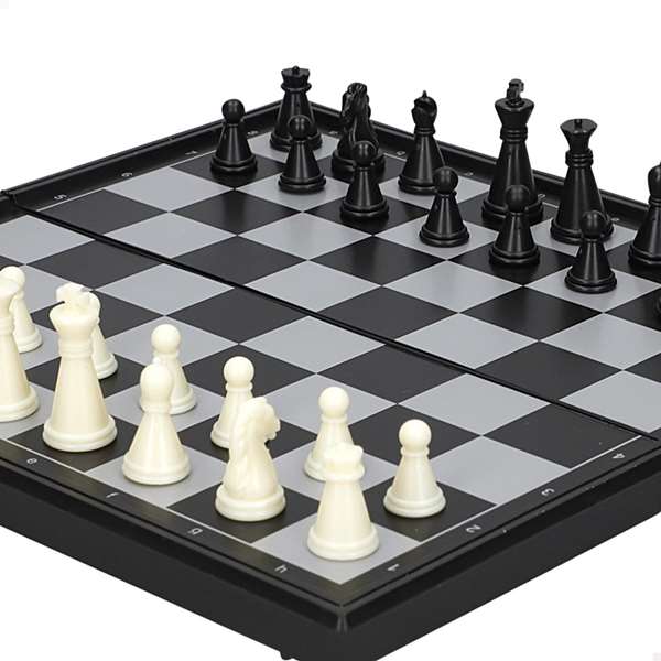 Color Baby - Jeu d'échecs magnétique de voyage - Plateau repliable 19 x 19 cm Color Baby - Jeu d'échecs magnétique de voyage - Plateau repliable 19 x 19 cm