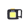 Edm Lampe torche porte-clés multifonction COB LED 6W 4 modes IP44 avec USB-C, 45x21.5x62 mm