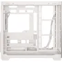 Bitfenix Boitier PC AL118 Cube ATX Blanc avec 4 Ventilateurs ARGB, Ports USB Type-C et 3.0 et Panneaux Verre Trempé