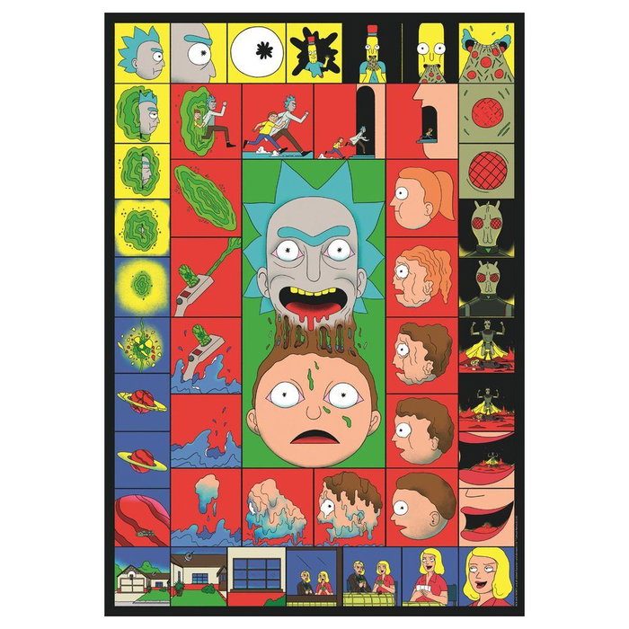 Clementoni Puzzle Compact Rick & Morty 1000 pièces