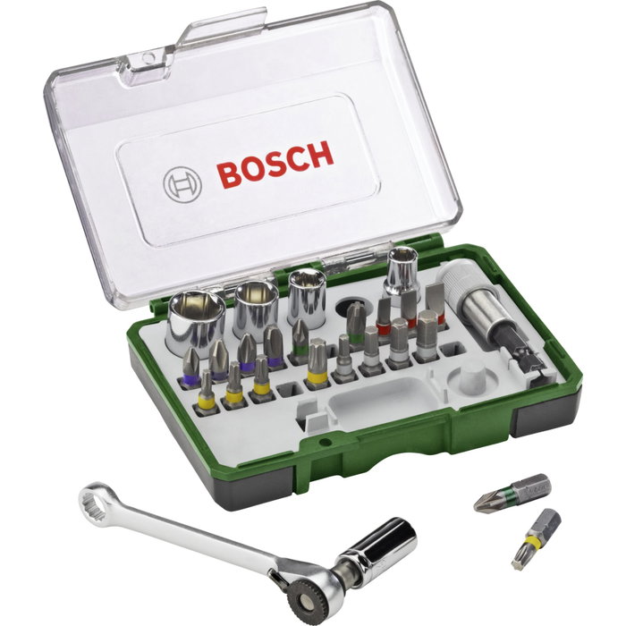 Bosch Prom Jeu de tournevis et cliquet 27 pièces Bosch Prom Jeu de tournevis et cliquet 27 pièces