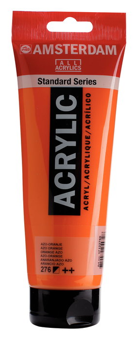 Amsterdam Peinture acrylique Standard Series Anaranjado Azo 276, 250 ml Amsterdam Peinture acrylique Standard Series Anaranjado Azo 276, 250 ml